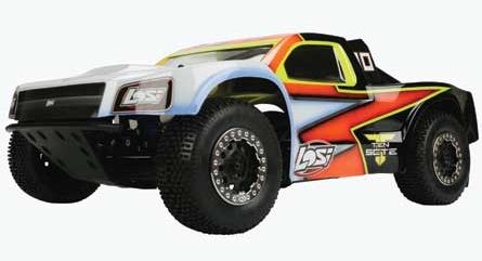LOSB0127 - Ten-SCTE 4WD Short Course Rolling Chassis 