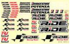 Ride RP-704 - Decal  * Ride * Bridgestone 13.1x22.5cm *DISCONTINUED*