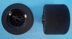 Zen 9103 - F1 Glued Rubber Foam Tire, Front *H1 