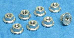 Take Off TS261 - Stainless Steel Flanged Lock Nut * M3 * 8 pcs 