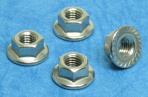Take Off TS263 - Stainless Steel Flanged Lock Nut * M5 * 4 pcs 