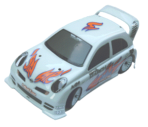 Colt M2305 - 1:10 Mini  Nissan March clear body	