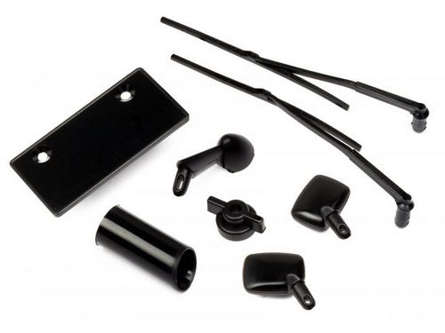 HPI 85529 - Body Accessories Set Black (1:10 Mini)	