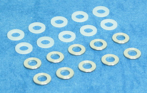 Tobee Craft 41481 - Alum & Plastic Spacer M2.6x0.5mm Thick