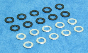 Tobee Craft 41144 - Alum & Plastic Spacer M3x0.5mm Thick