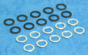 Tobee Craft 41145 - Alum & Plastic Spacer M4x0.5mm Thick	