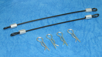 Square SGF-80BK - Body Pin With Wire * Length: 80mm * Black	