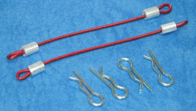 Square SGF-60R - Body Pin With Wire * Length: 60mm * Red 	