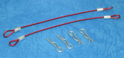 Square SGF-100R - Body Pin With Wire * Length: 100mm * Red 	