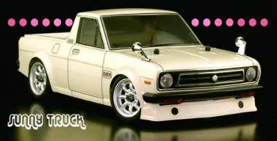 ABC 66042 - Mini Bodies 10M Nissan Sunny Truck  Clear Body 