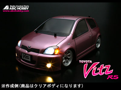 ABC 66046 - Mini Bodies 10M Toyota Vitz RS Clear Body  