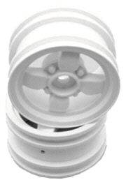 ABC 24195 - 1:10 Mini BRE Wheel  White	