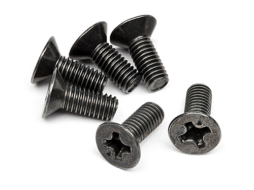 HPI Z526 - Flat Head Screw M3x8mm 6pcs  