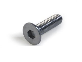 Square SSR-322 -  Stainless Steel	Flat Head Hex Screw 15 pcs M3x22mm	
