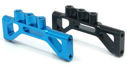 Square SFC-120FBK - Alum Motor Mount Front Black (Tamiya F103)		