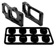 Square SFC-20SP - Alum Motor Mount Black (Tamiya F103RM)		