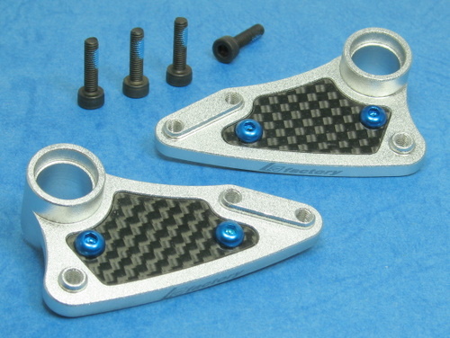 K-Factory K1804T - Alum  Shock Rocket Arm,  Rear, Titanium Color (Traxxas Revo) 	