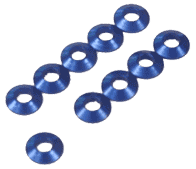 Atlas MH8-198 - Taper Washer / Blue, M3, 8pcs 	*DISCONTINUED*