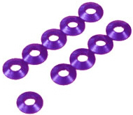 Atlas MH8-200 - Taper Washer / Purple , M3 , 10 pcs 	