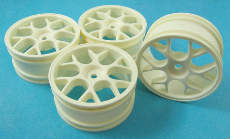 Hong Nor ES-35 – 26mm Mesh wheel, white, 4 pcs	