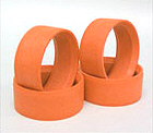Ride 417 – 1/10 Mini Molded Inner , 4 pcs , Med , Orange 	