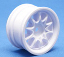 Ride RH-1231W – 1/10 Mini 10-Splke Wheel , White 	