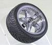 Ride 471 – 26mm 5 Spoke Tire Set, Chrome, Offset 2