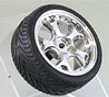 Ride 473 – 26mm 6 Spoke Tire Set,Chrome, Offset 2