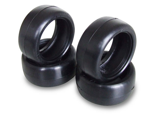 Kawada TUM-4024 - 1:10 Mini Belted slick tire set , low temperature 	