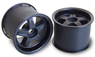 Kawada TUM-27K - 1:10 mini VX Wheel Black 		