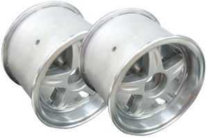 Kawada TUM-37P - 1:10 mini VX wheel , Chrome , 30mm wide 	