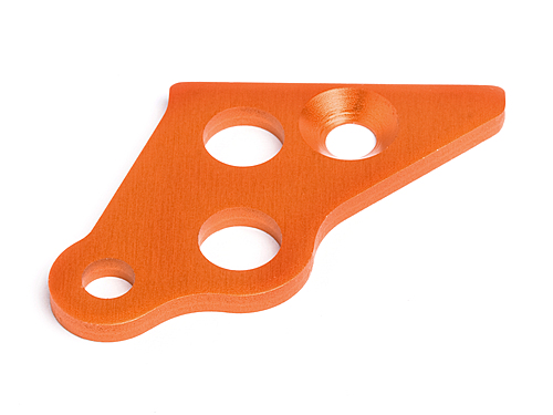 HPI 87489 - Engine Mount Brace / Left / Orange (Baja 5B)