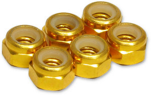 Jet Racing JE-66G - 5mm Alum Lock Nuts / 6pcs 
