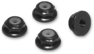 Jet Racing JE-44BK - 2mm Alum Lock Nut 4pcs 