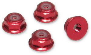Jet Racing JE-44R - 2mm Alum Lock Nut 4pcs 