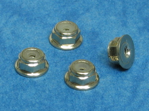 Jet Racing JE-44S - 2mm Alum Lock Nut 4 pcs 