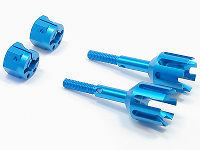 Square STD-50ARW - Alum Axle Shaft with Hub (Tamiya TT01) 