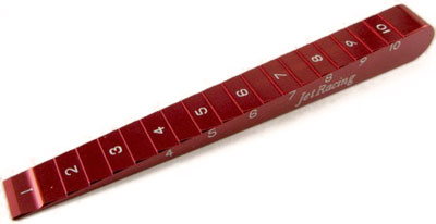 Jet Racing ST-04R - Flat / Stepped Ride Height Gauge 1mm to 10cm