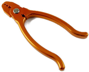 Jet Racing T-121O - Alum Shock Shaft Pliers 2mm ~ 3.5mm (Orange) 