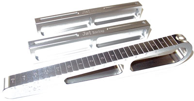 Jet Racing T-03S - Flat / Stepped Chassis Drop Gauge -5 to 10mm W/ Support Block 10x20mm 