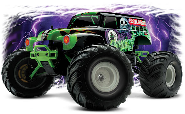 Traxxas 7202A - 1:16 Grave Digger 2WD Truck 