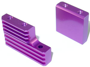 Jet Racing N3-30P - Alum Heatsink Engine Mount (HPI Nitro 3)