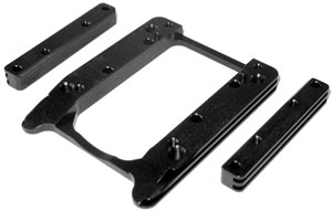 Jet Racing D8-30BK - 7075 Engine Mount (Hot Bodies D812, D8, D8T)