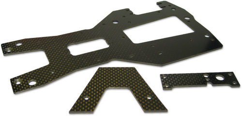 Jet Racing PA-01 - Graphite Radio Plate Set For Parsec Sigma NC4 