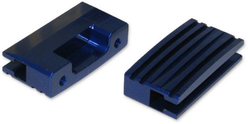 Jet Racing V1R-30B - 7075 Heatsink Engine Mount Blue (Kyosho V1R)
