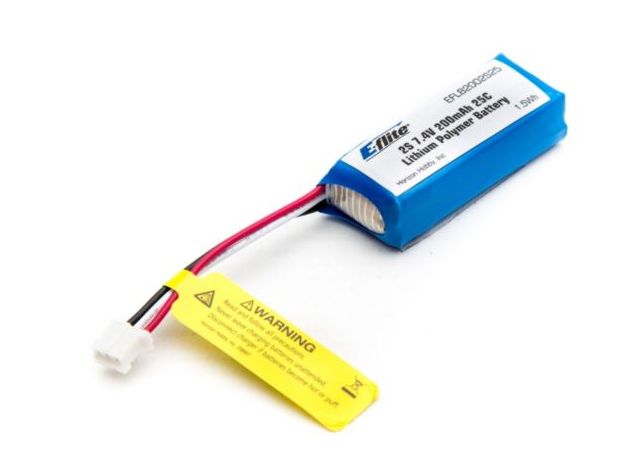 E-Flite EFLB2002S25 - 200mAh 2S 7.4V 25C LiPo Battery 