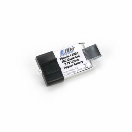 E-Flite EFLB2501S20 - 250mAh 20C 1S 3.7V LiPo Battery 