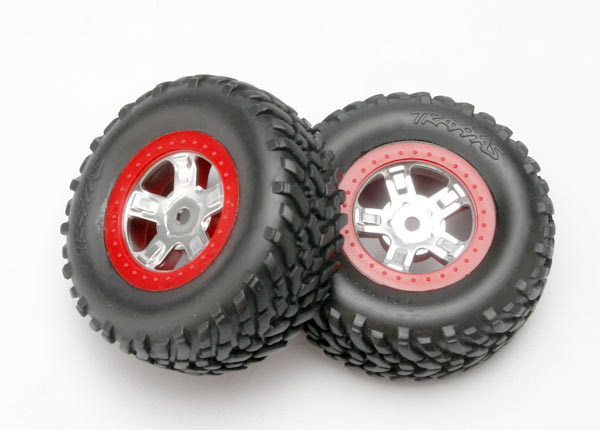 Traxxas 7073A - Tires & Wheel Set Assemble  