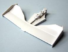 Tech FFW051 - Competition Aero Front Wing * White (Tamiya F1) 