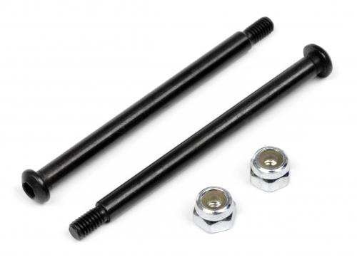 Hot Bodies 66795 - Front Suspension Shaft Set (Threaded/Outer) (Lightning) 
